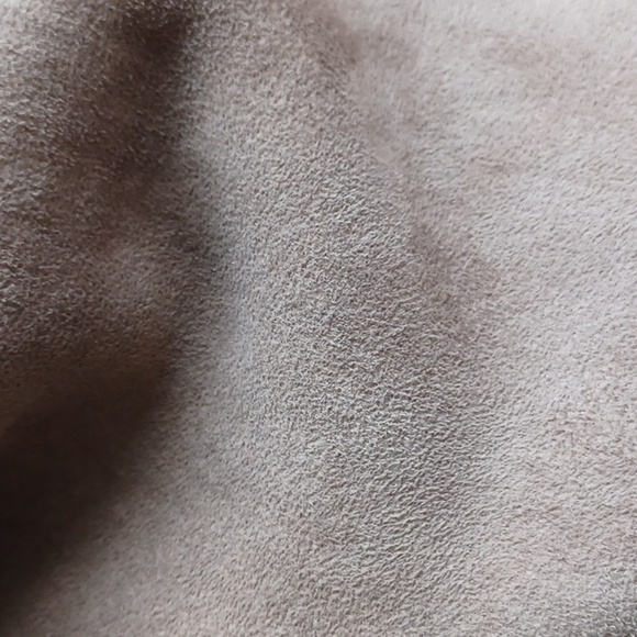 FUDA Incredible vintage faux fur lined hooded suede look coat, super soft, - Picture 7 of 7